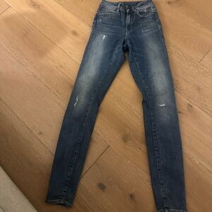 G-STAR blue jeans super skinny, high-rise size 25 x 30